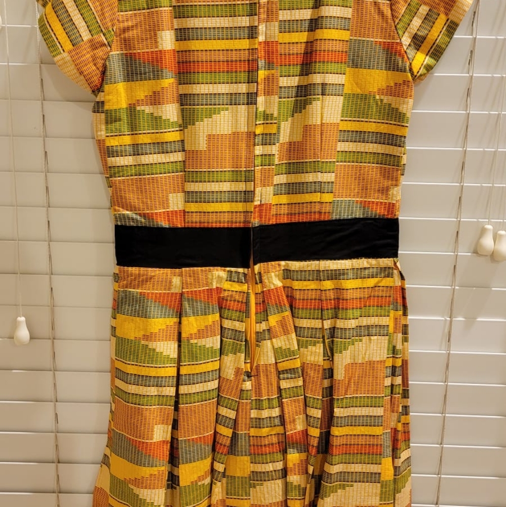 African print dress